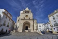 Nossa Senhora da Assuncao church of Elvas. Alentejo, Portugal. Royalty Free Stock Photo