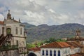 Nossa Senhora do Carmo church and Museu da Inconfidencia building. Ouro Preto, MG, Brazil