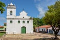 Nossa Senhora do Rosario dos Pretos church colonial architecture in Alcantara, Brazil Royalty Free Stock Photo