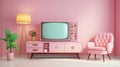 nostalgia pink tv