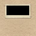 Nostalgia Scrapbook Frame background Royalty Free Stock Photo