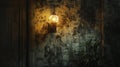 The Nostalgic Elegance of an Old Lamp Amidst the Modern Luminance of Wall Lights