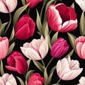 Nostalgic floral pattern artwork