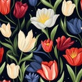 Nostalgic floral pattern artwork