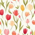 Nostalgic floral pattern artwork