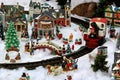 Nostalgic image of Christmas village, Sunnyside Gardens, Saratoga Springs, New York, 2018