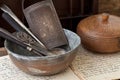 Nostalgic Kitchen Utensil Still Life Royalty Free Stock Photo