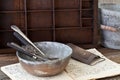 Nostalgic Kitchen Utensil Still Life Royalty Free Stock Photo