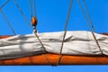 Nostalgic Sail Boat Close Up