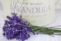 Purple Fragrant Lavender Blossom Still Life Royalty Free Stock Photo
