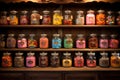 Nostalgic Store vintage candies. Generate Ai Royalty Free Stock Photo