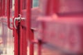 Nostalgic Train Door Royalty Free Stock Photo