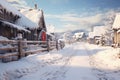 Nostalgic winter scenes inspired by vintage