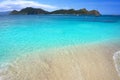 Nostra Senora beach in Islas Cies islands of Vigo Royalty Free Stock Photo