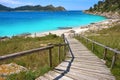 Nostra Senora beach in Islas Cies islands of Vigo Royalty Free Stock Photo