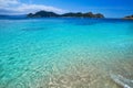 Nostra Senora beach in Islas Cies islands of Vigo Royalty Free Stock Photo