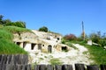 Noszvaj housing in volcanic caves