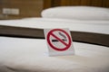 Not allow for smoking in the bedroom of resort or hotel