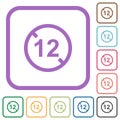 Not allowed under 12 simple icons