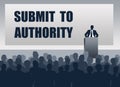 Submit to authority