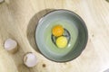 Not a boiled egg in bowl Royalty Free Stock Photo