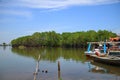 Fishing boats that are sitting on the shore,