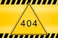 404 Not found error sign caution lines backgrounds