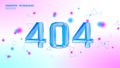 404 not found page web error. Web problem warning information template support fail background. Data flow coding symbol