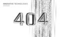 404 not found page web error. Web problem warning information template support fail background. Data flow coding symbol Royalty Free Stock Photo