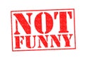 NOT FUNNY Royalty Free Stock Photo