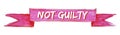 not guilty ribbon