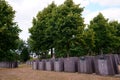 Gentbrugge, Flanders, Belgium WO1 and WO2 memorial graves, ex-combatants of world war 1 Royalty Free Stock Photo