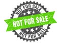 Not for sale stamp. not for sale grunge round sign. Royalty Free Stock Photo