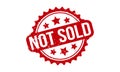Not Sold Rubber Grunge Stamp Seal Stock Vector Royalty Free Stock Photo