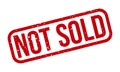 Not Sold Rubber Grunge Stamp Seal Stock Vector Royalty Free Stock Photo
