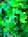 An notable digital pattern of colorful rectangles.