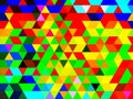 A notable illustration of handsome geometric pattern of colorful rectangles