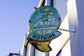 Notaire french sign golden notary office building