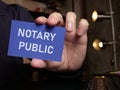Notary Public is shown using the text Royalty Free Stock Photo