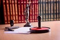 Notary's public working tools. Royalty Free Stock Photo