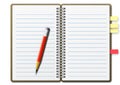 Note Book 01 Royalty Free Stock Photo