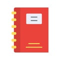 Note Book icon vector image. Royalty Free Stock Photo