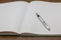 Note Book and Pen Royalty Free Stock Photo