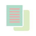 note icon. Vector illustration decorative design Royalty Free Stock Photo