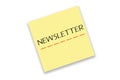 Note NEWSLETTER Paper background image