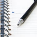 Note pad with pen Royalty Free Stock Photo