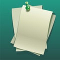 Note-paper sheets Royalty Free Stock Photo