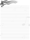 Note sheet of paper Royalty Free Stock Photo