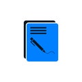 note write icon vector