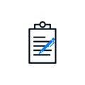 note write icon vector